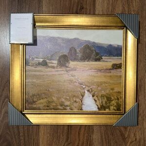 Threshold designed w/ Studio McGee 16”x14” Summer Pasture Framed Wall Art Brass